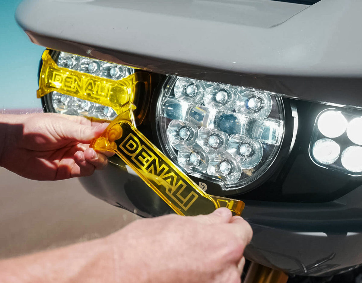 Full Deck Headlight Kit with Denali Lighting for '24+ Harley-Davidson Road Glide by Kraus Motor Co