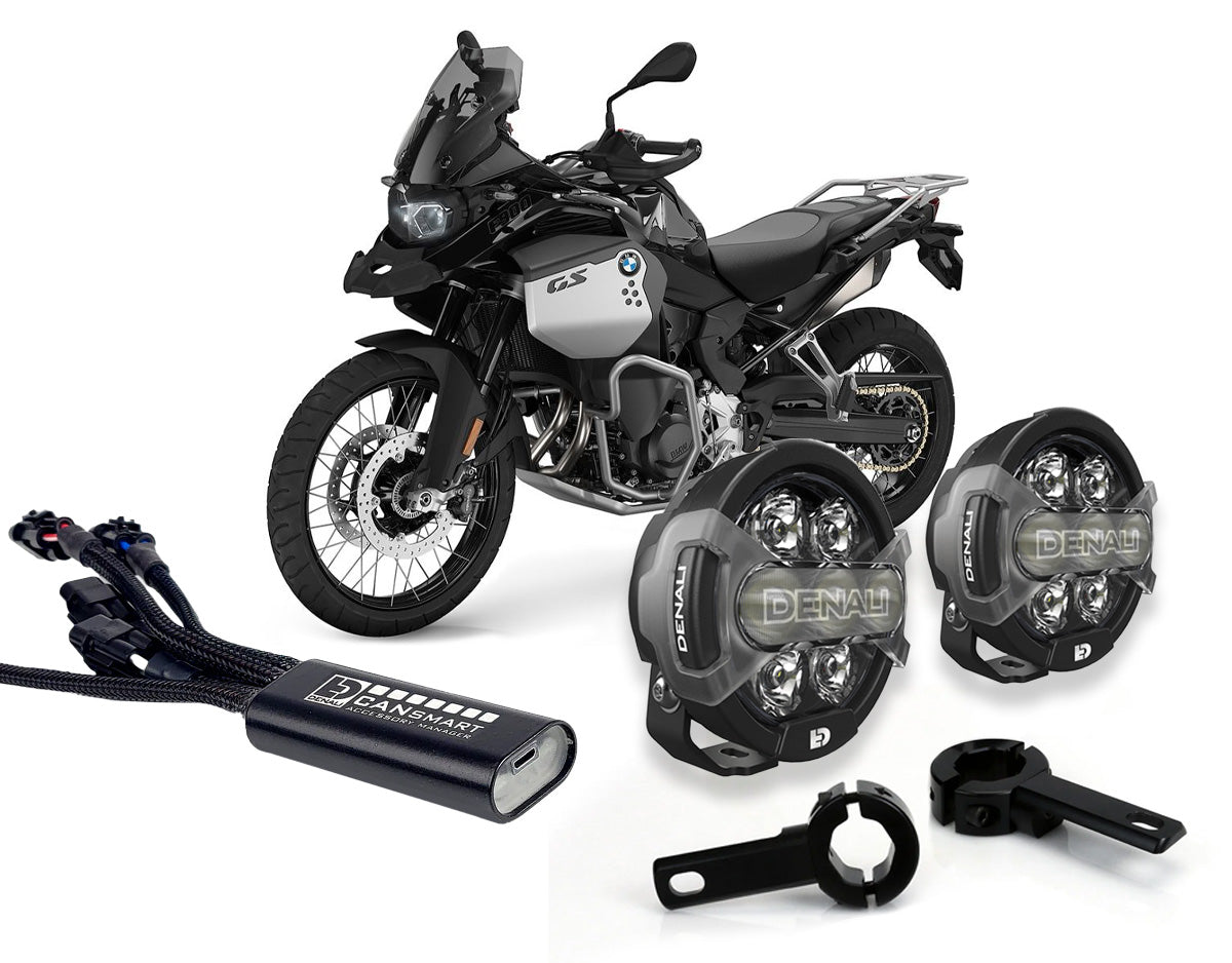 D7 Pro Premium Lighting Bundle w/ Crashbar Mounts - BMW K1600 / R9T / R18 / S1000XR / F900GS / F900XR / F800GS / F850GS / F750GS