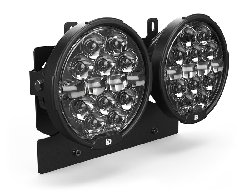 D14 Destroyer LED Motorcycle Headlight Upgrade Kit for Harley-Davidson Road Glide, '15-'23