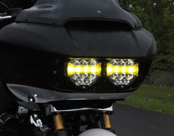 D14 Destroyer LED Motorcycle Headlight Upgrade Kit for Harley-Davidson Road Glide