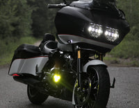 D14 Destroyer LED Motorcycle Headlight - Universal Fit 6.75" Round