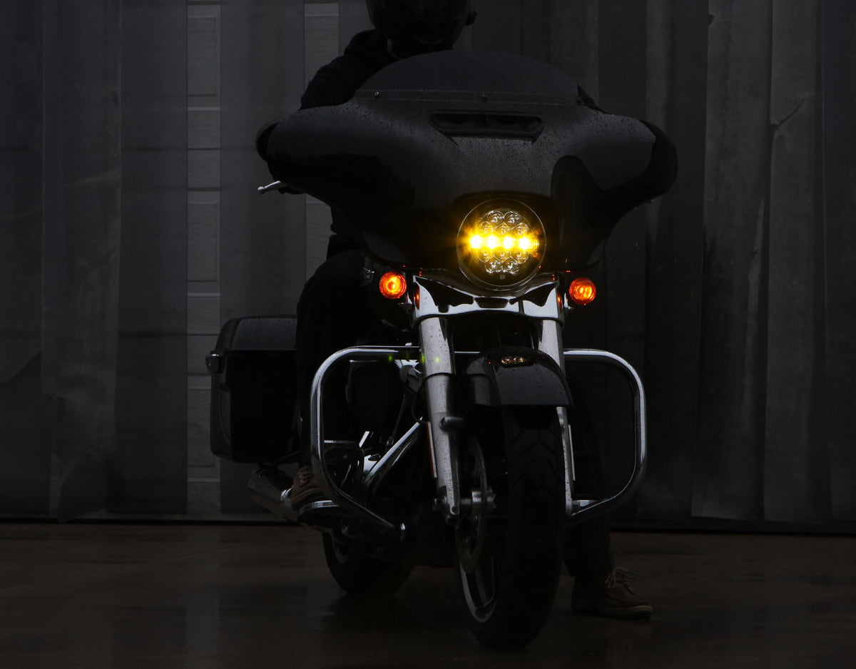 D14 Destroyer LED Motorcycle Headlight Upgrade Kit - Harley-Davidson Street Glide, '14-'23