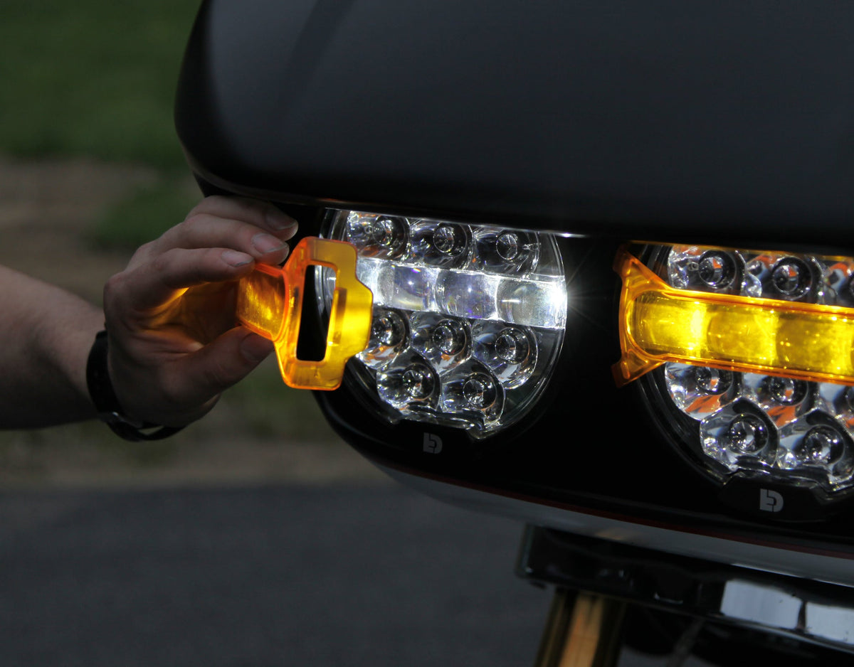 D14 Destroyer LED Motorcycle Headlight - Universal Fit 6.75" Round