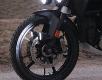 DL2 Fender-Mounted Motorcycle Driving Light Kit (Clear, Amber, or Yellow)