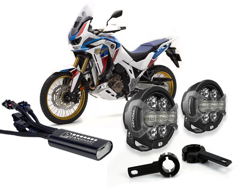 D7 Pro Premium Lighting Bundle w/ Crashbar Mounts for Honda Africa Twin CRF1100L & Adventure Sports ES '20-'26