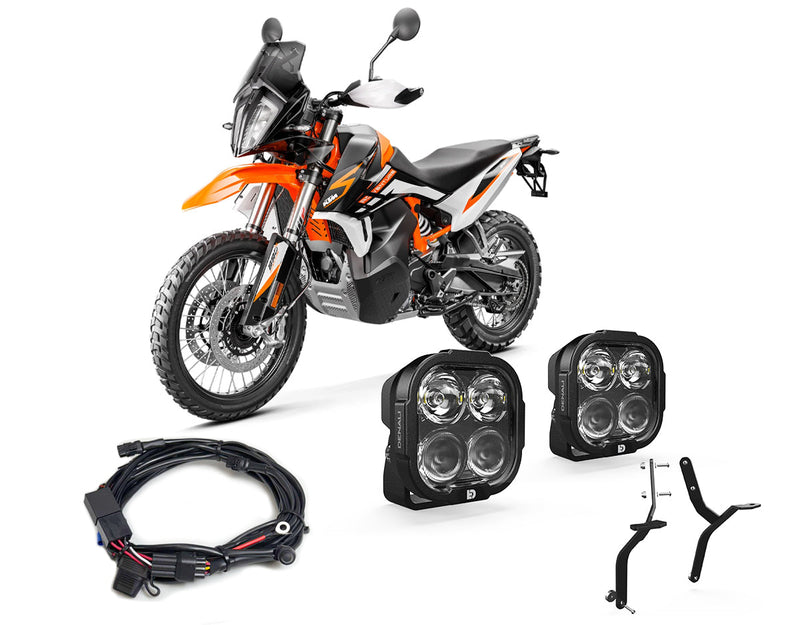 DL4 Essential Lighting Bundle for KTM 790 Adventure Series '19-'22 & 890 Adventure Series '21-'22