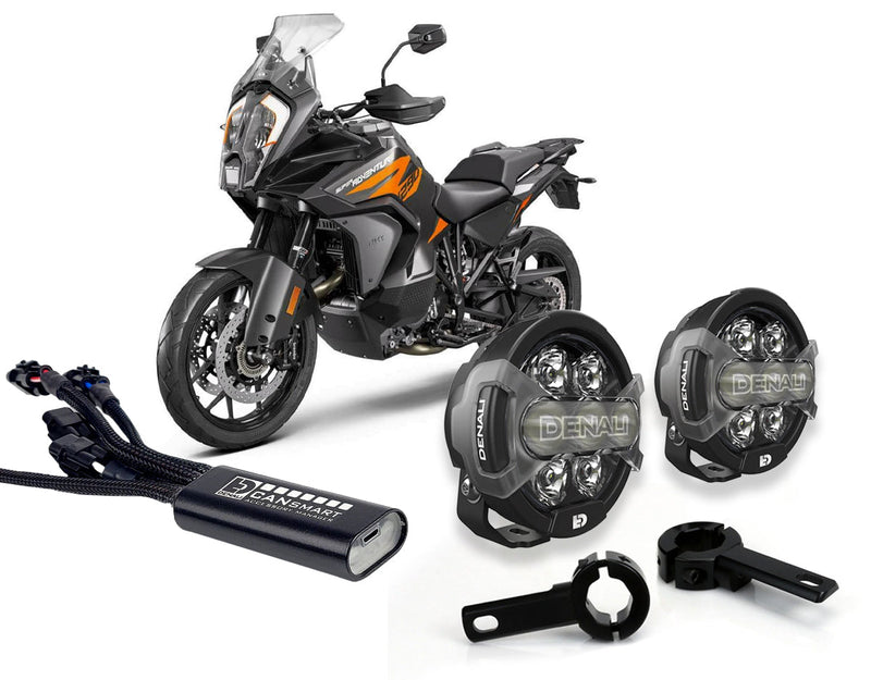 D7 Pro Premium Lighting Bundle w/ Crashbar Mounts for KTM 1290 Super Adventure & 890 Adventure Series '20-'26