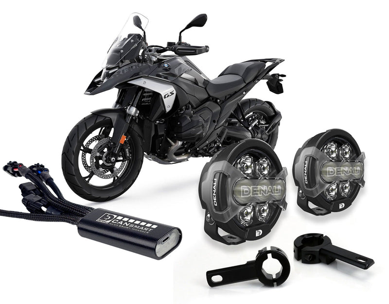 D7 Pro Premium Lighting Bundle w/ Crashbar Mount for BMW R1300GS '24-'26 & R1300GS Adventure '25-'26