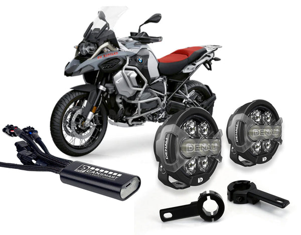 D7 Pro Premium Lighting Bundle w/ Crashbar Mounts - BMW R1250 GS / GSA / RT / RS 2019-2023