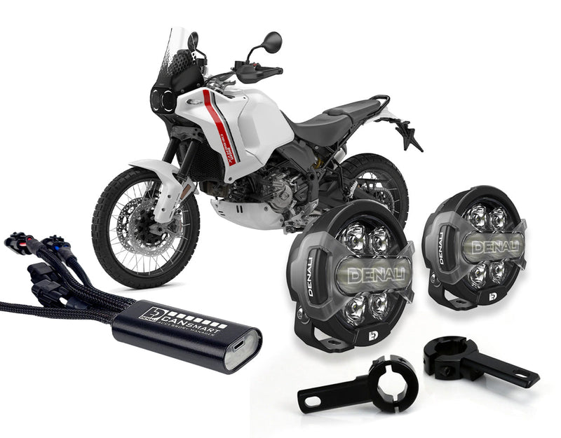 D7 Pro Premium Lighting Bundle w/ Crashbar Mounts for Ducati DesertX & Multistrada V4 Series '21-'26
