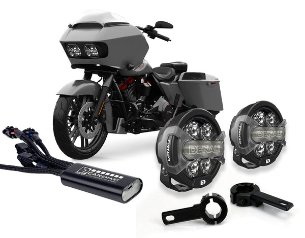 D7 Pro Premium Lighting Bundle w/ Engine Guard Mounts - Harley Davidson Motorcycles