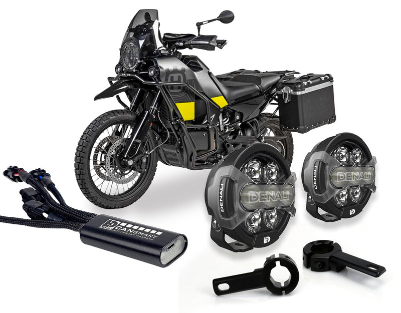 D7 Pro Premium Lighting Bundle w/ Crashbar Mounts for Husqvarna Norden 901 & Norden 901 Explorer '23-'26