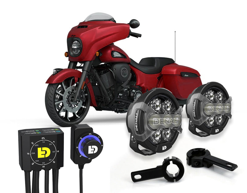 D7 Pro Premium Lighting Bundle for Indian Chieftain, Challenger & Pursuit Series '15-'26