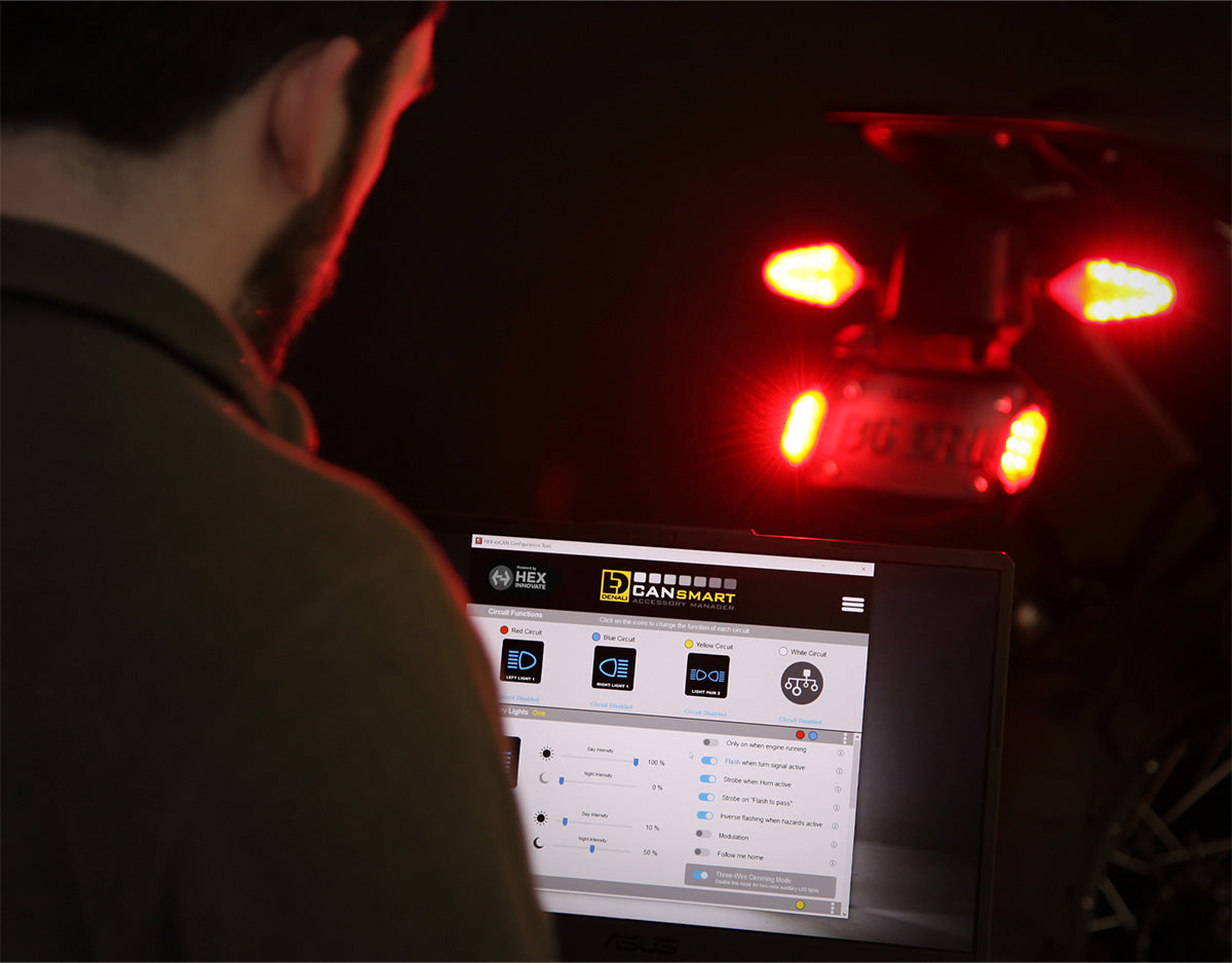 T3-S™ Smart Turn Signal & DRL Pods for Motorcycles – Rear