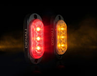 T3-S™ Smart Turn Signal & DRL Pods with License Plate Mount for Motorcycles – Rear