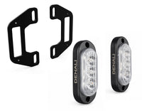 T3-S™ Smart Turn Signal & DRL Pods with License Plate Mount for Motorcycles – Rear