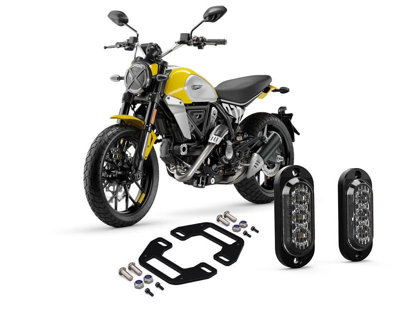 T3 Rear Visibility Bundle for Ducati Scrambler 800 '15-'25 & Scrambler 1100 '18-'25
