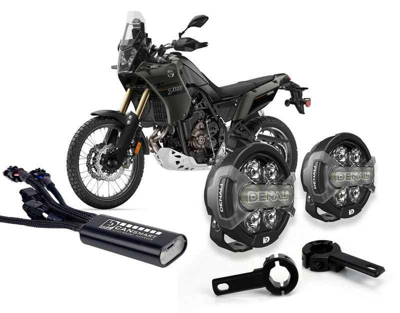 D7 Pro Premium Lighting Bundle w/ Crashbar Mounts for Yamaha Tenere 700 Series '19-'26
