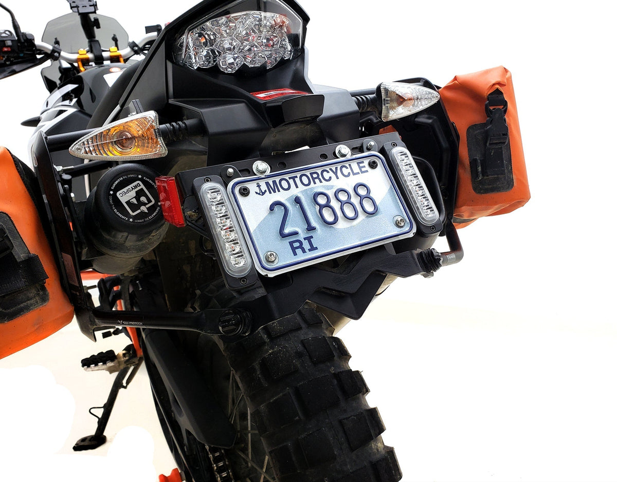 B6 Dual LED Brake Light Kit with License Plate Mount