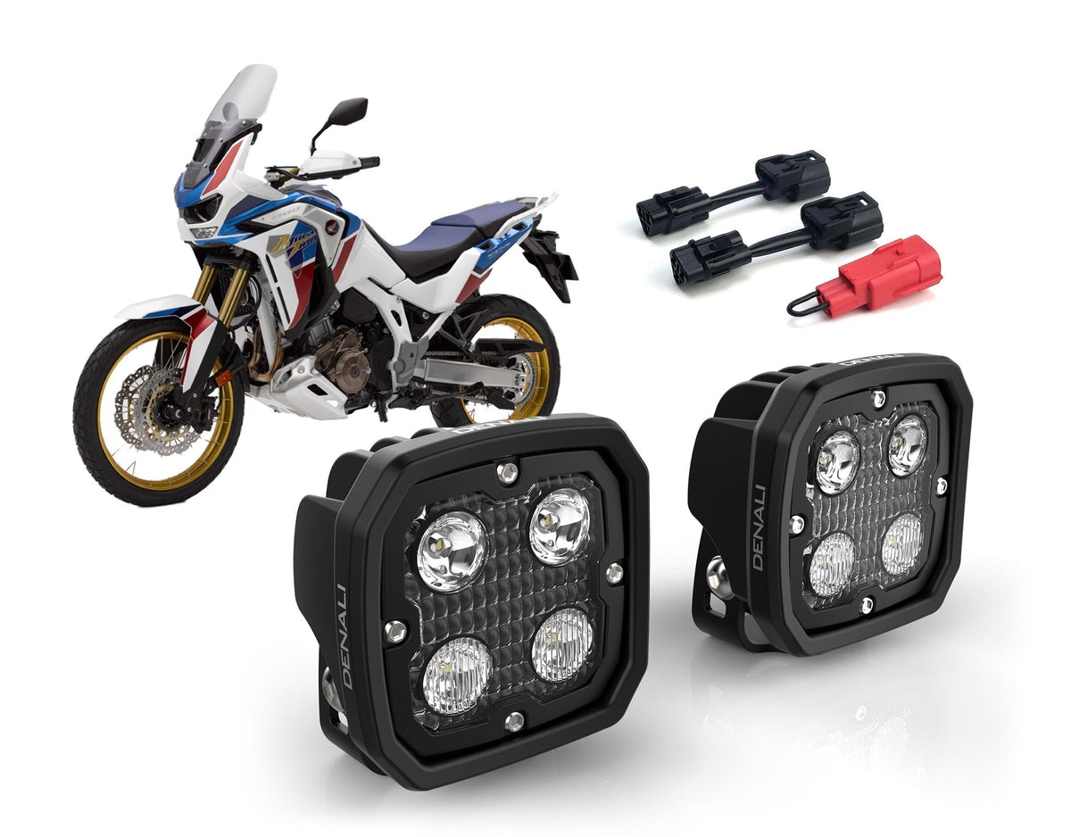 Plug-&-Play Fog Light Upgrade Kit for Honda Africa Twin 1100 - Non-US Model Bikes