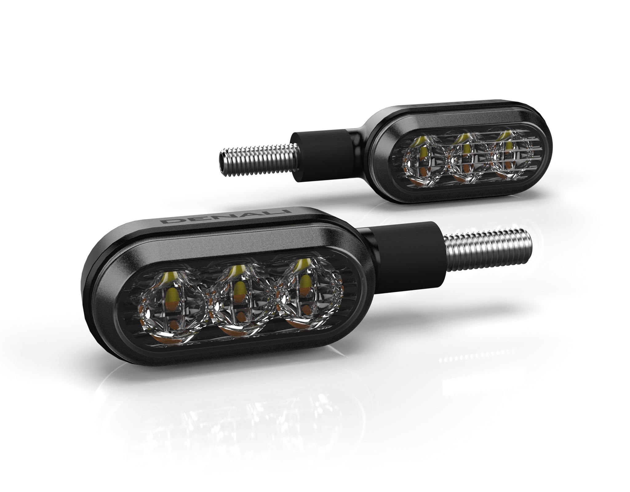 T3 Switchback M8 LED Turn Signals – Front | DENALI Electronics