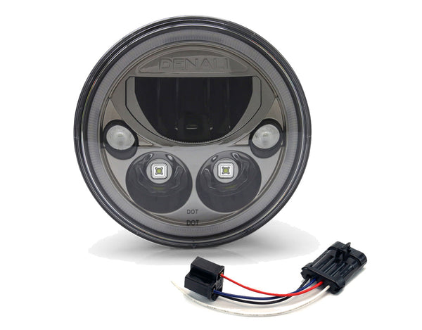 Wiring Adapter - H4 to OEM for Harley Davidson models with LED Headlight, '14-'25