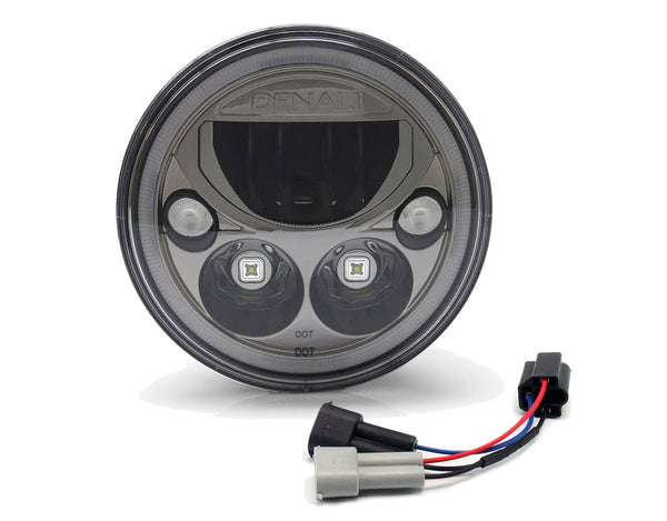 Wiring Adapter - H4 to H9/H11 Harness for Harley-Davidson Road King '14-'25 & Street Glide '14-'23 with halogen headlight