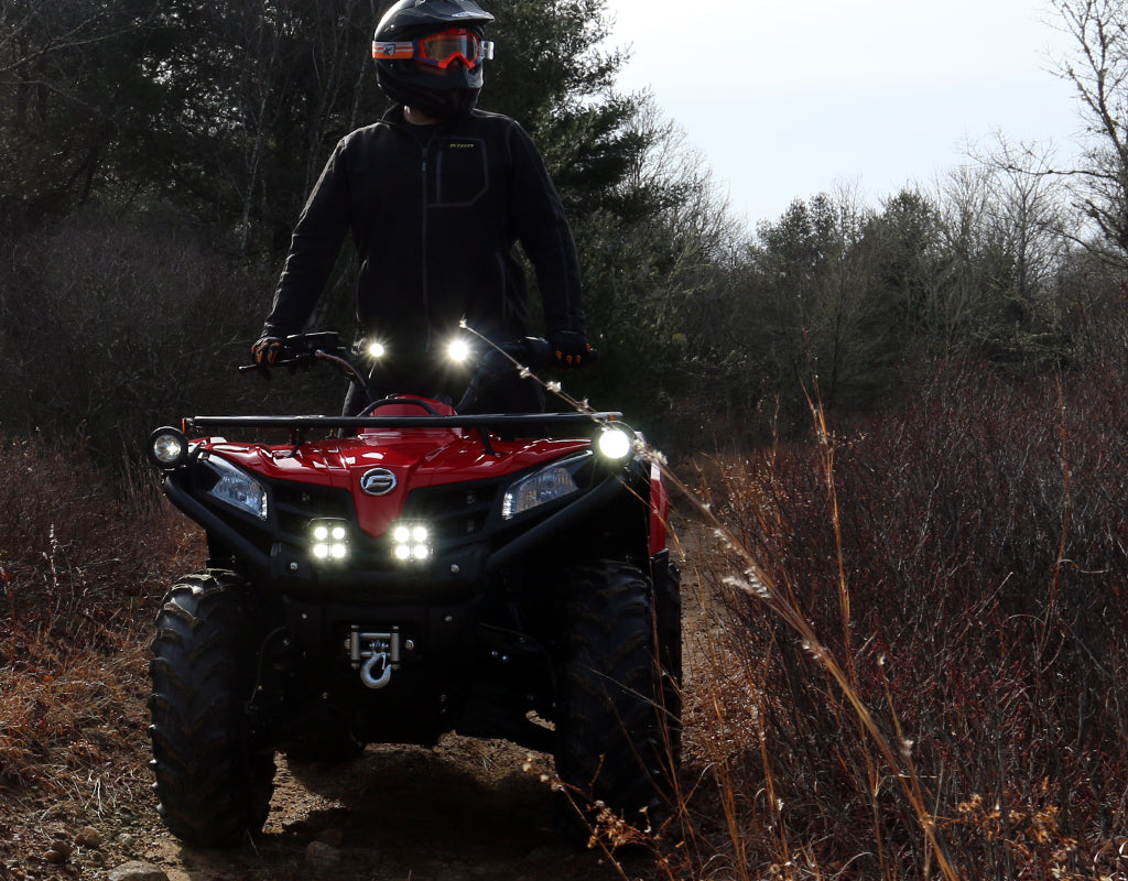 D2 Handlebar Light Kit - Snowmobiles, ATVs & Motorcycles