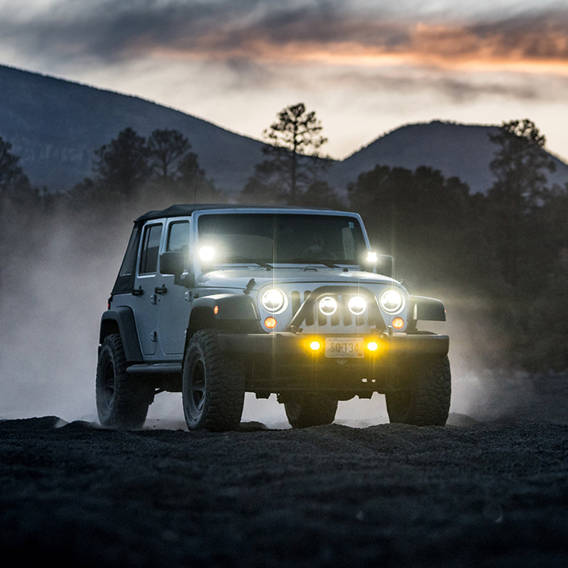 Fog Light Mount - Jeep Wrangler JK Rubicon, Rubicon X & Hard Rock Edition '13-'18