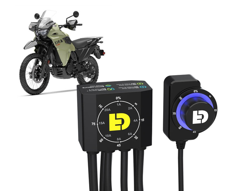 DialDim™ Lighting Controller for Kawasaki KLR650 '22-'26 & KLR650S '22-'26