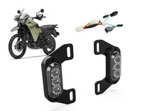 Plug-&-Play Rear T3 Turn Signal License Plate Kit for Kawasaki KLR650