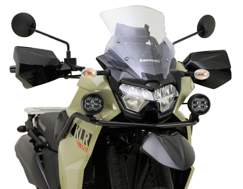 Upper Crash Bar Driving Light Mount for Kawasaki KLR650 '22-'26 & KLR650S '22-'26