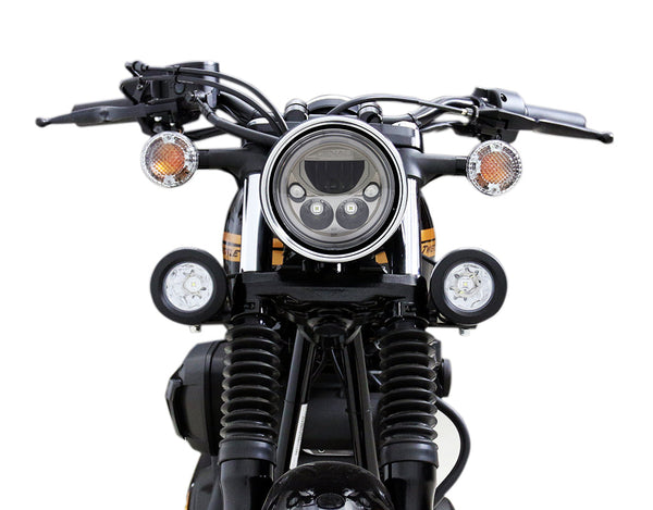 LED Headlight Mount - Yamaha Bolt, Raider, Road Star, Stryker, SCR950, XSR700, XSR900, V Star 950