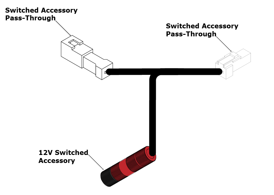 Switched Power Wiring Adapter for Ducati DesertX